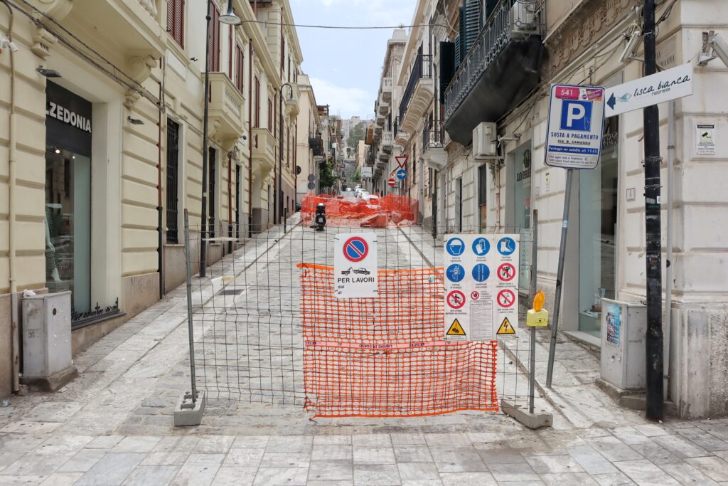 lavori via Biagio Camagna