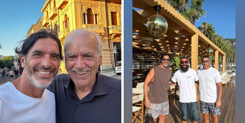 lucarelli con lillo foti e barillà