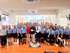 scout calabresi al porto di gioia tauro