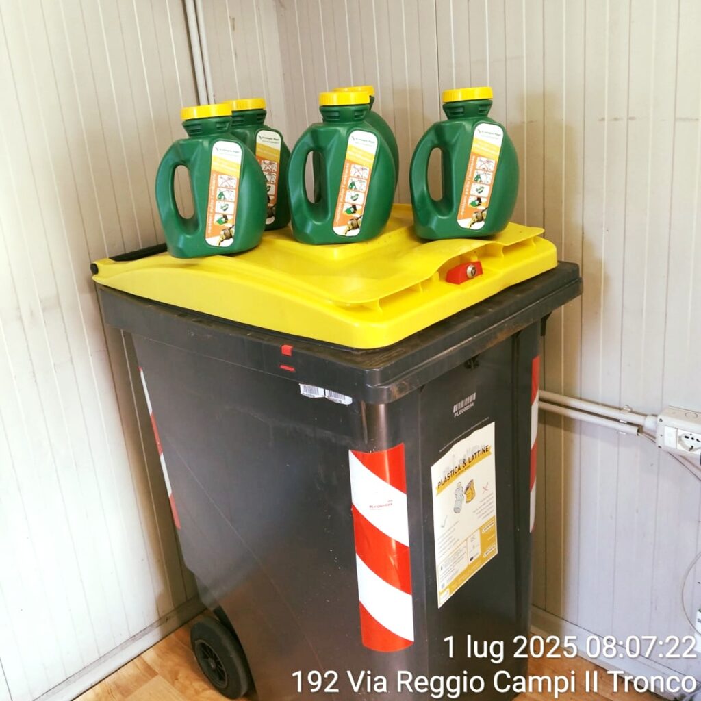 taniche raccolta olio esausto