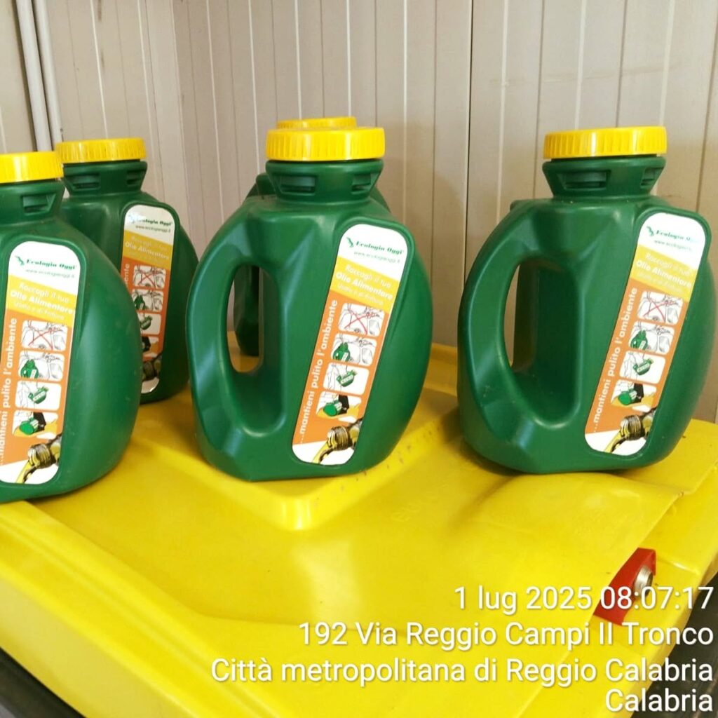 taniche raccolta olio esausto