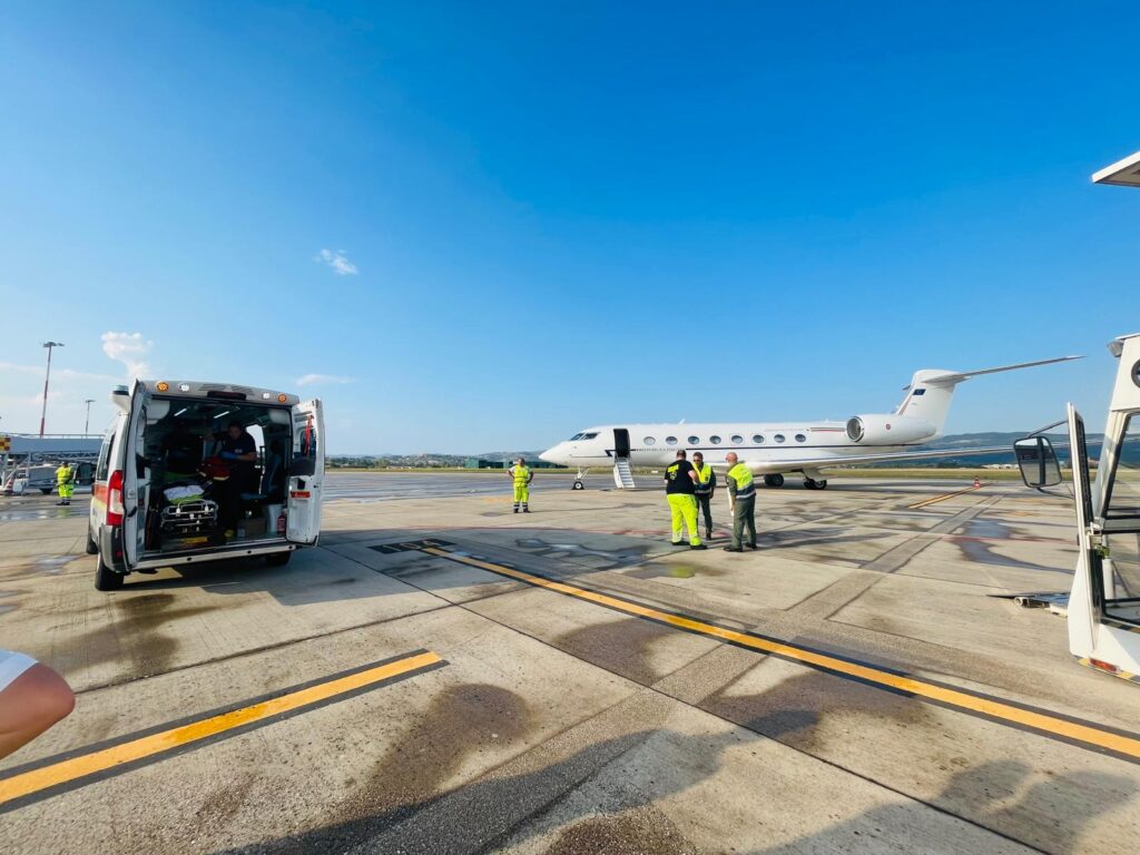 Aeronautica Militare trasporto medico urgenza