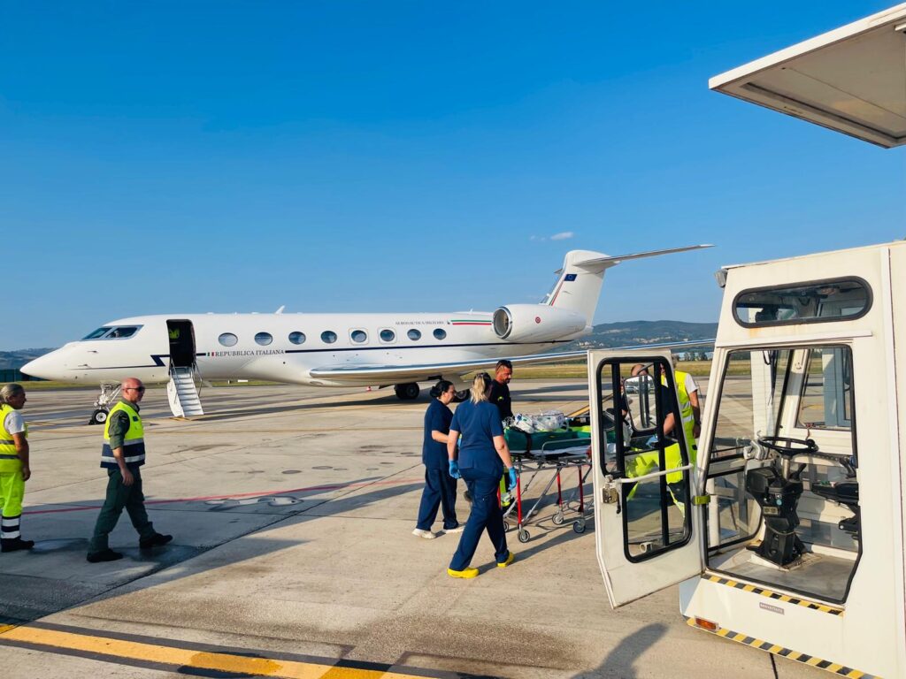 Aeronautica Militare trasporto medico urgenza