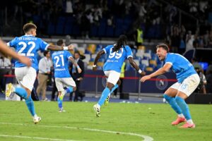 Anguissa gol esultanza Napoli-Cagliari