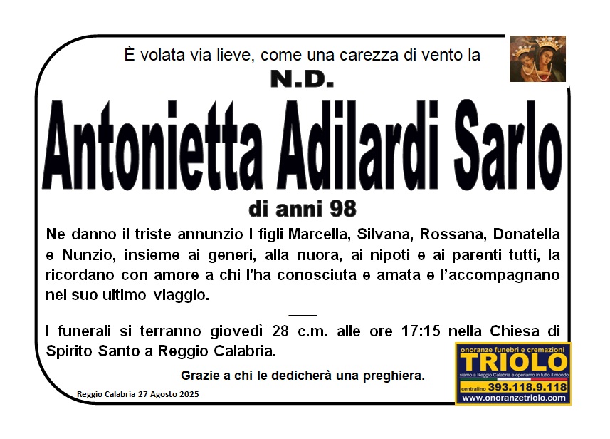 Antonietta Adilardi Sarlo