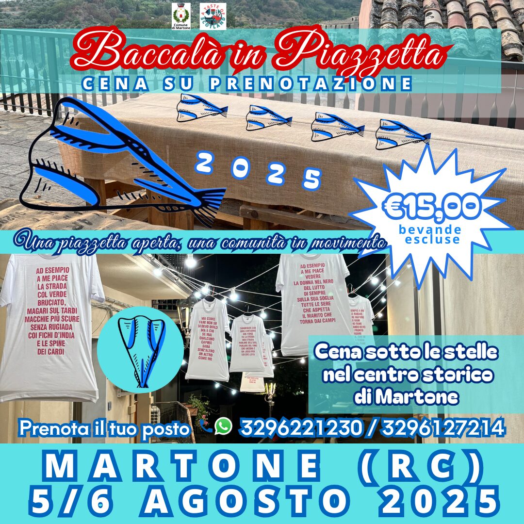 Baccala in piazzetta martone 2025