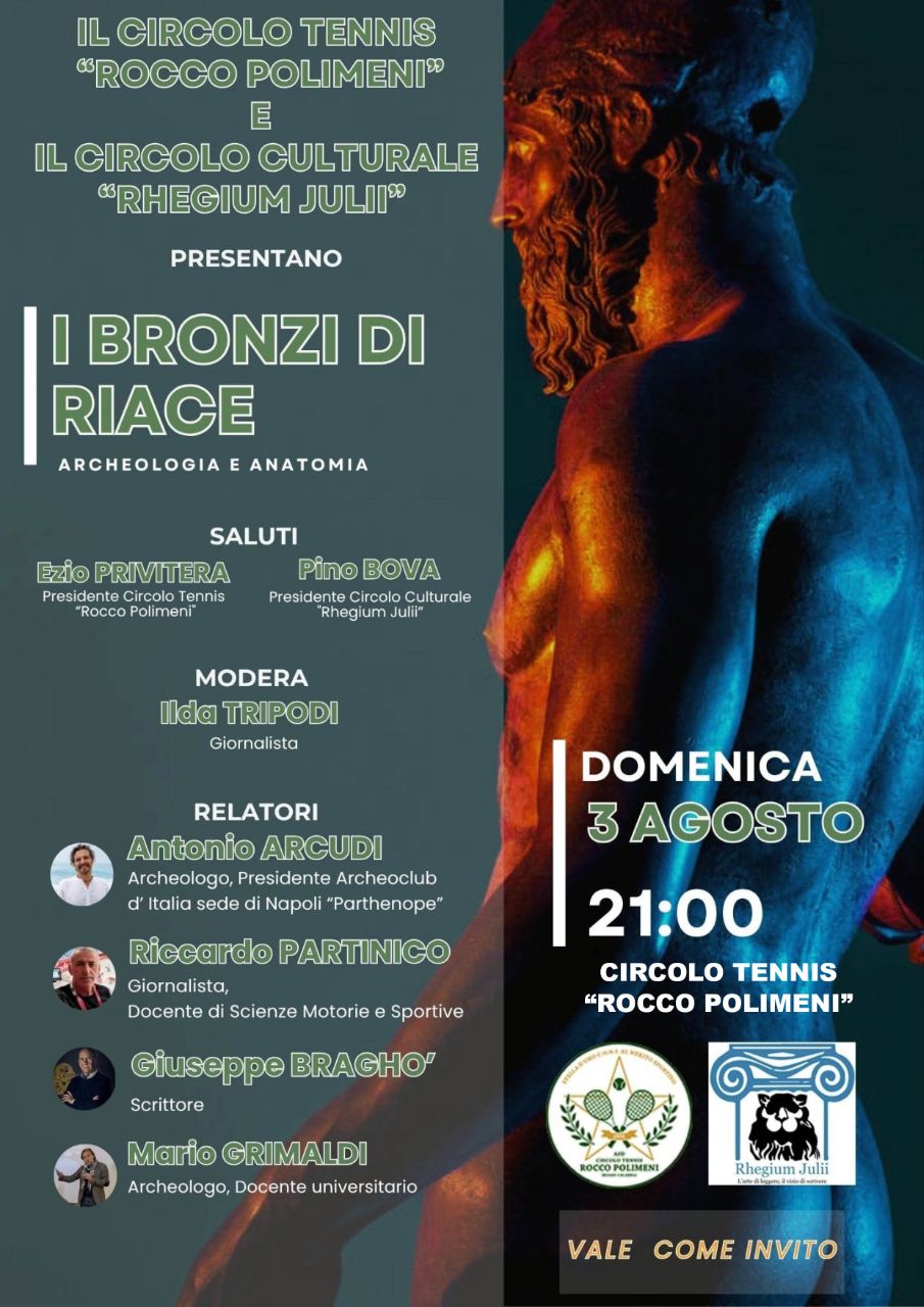 Bronzi di Riace Archeologia ed Anatomia