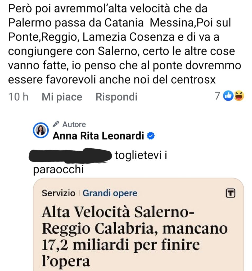 Commenti Anna Rita Leonardi Ponte