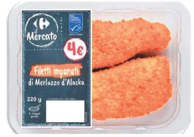 Filetti impanati di merluzzo