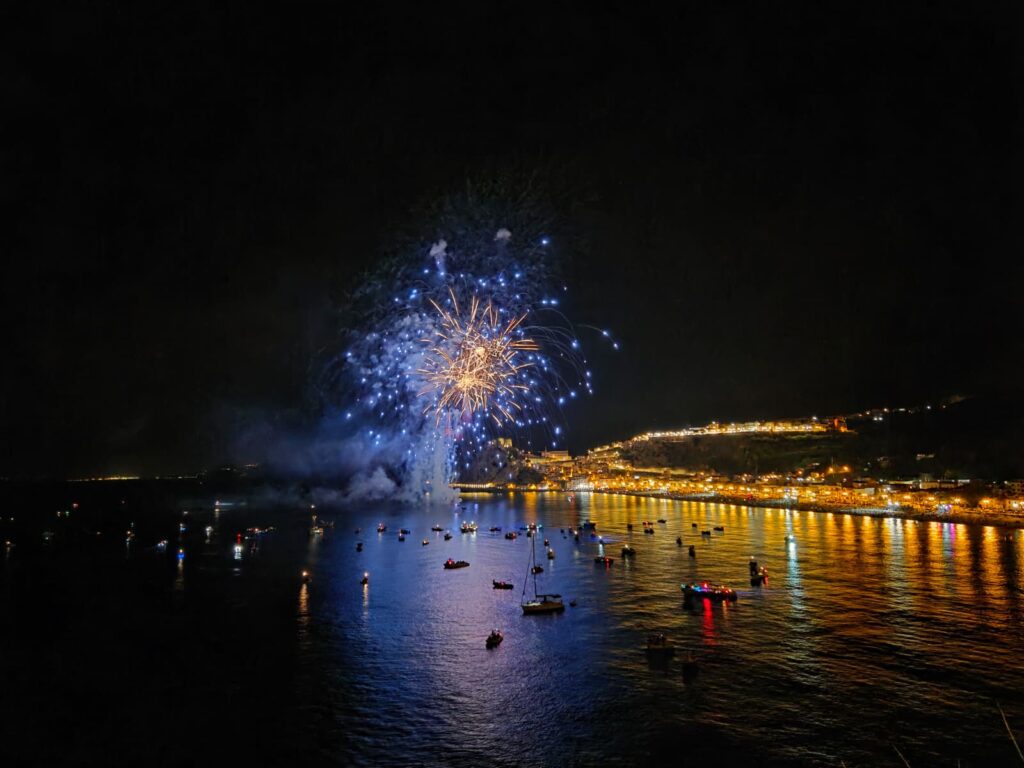 Fuochi d'artificio San Rocco - Scilla - 17 agosto 2025