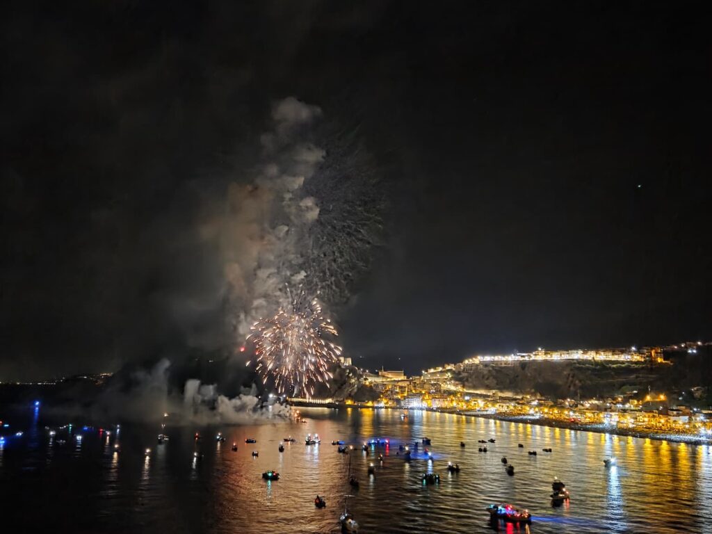 Fuochi d'artificio San Rocco - Scilla - 17 agosto 2025