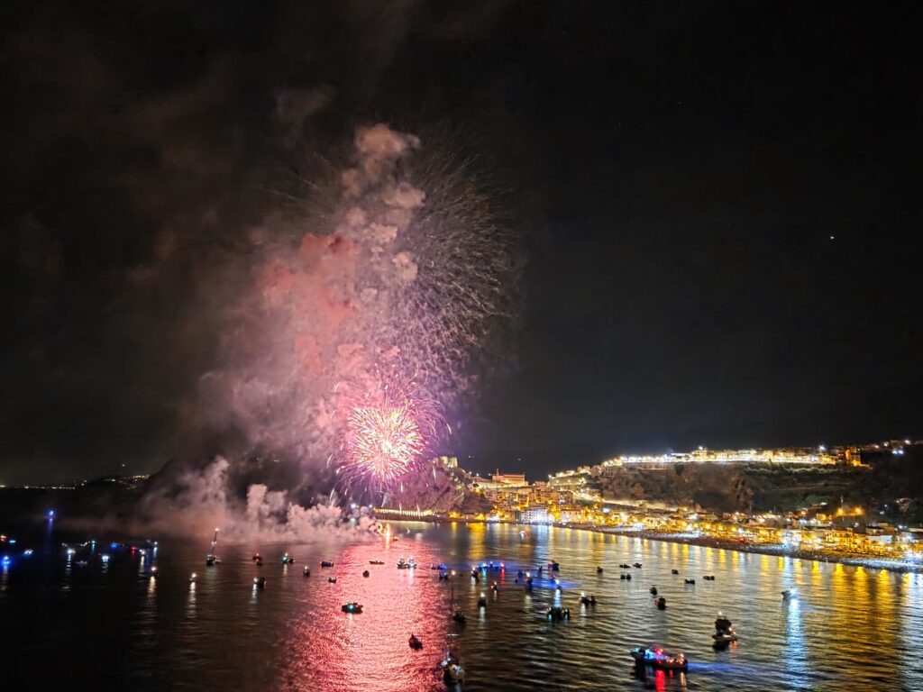 Fuochi d'artificio San Rocco - Scilla - 17 agosto 2025