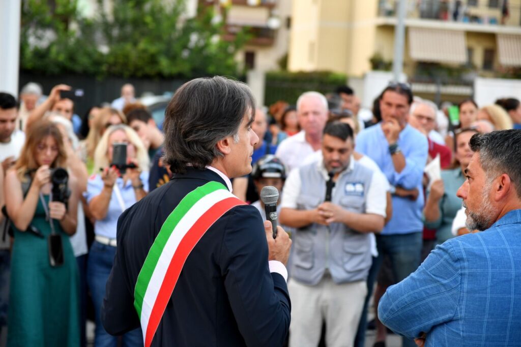 Inaugurazione piazza Milano Reggio Calabria