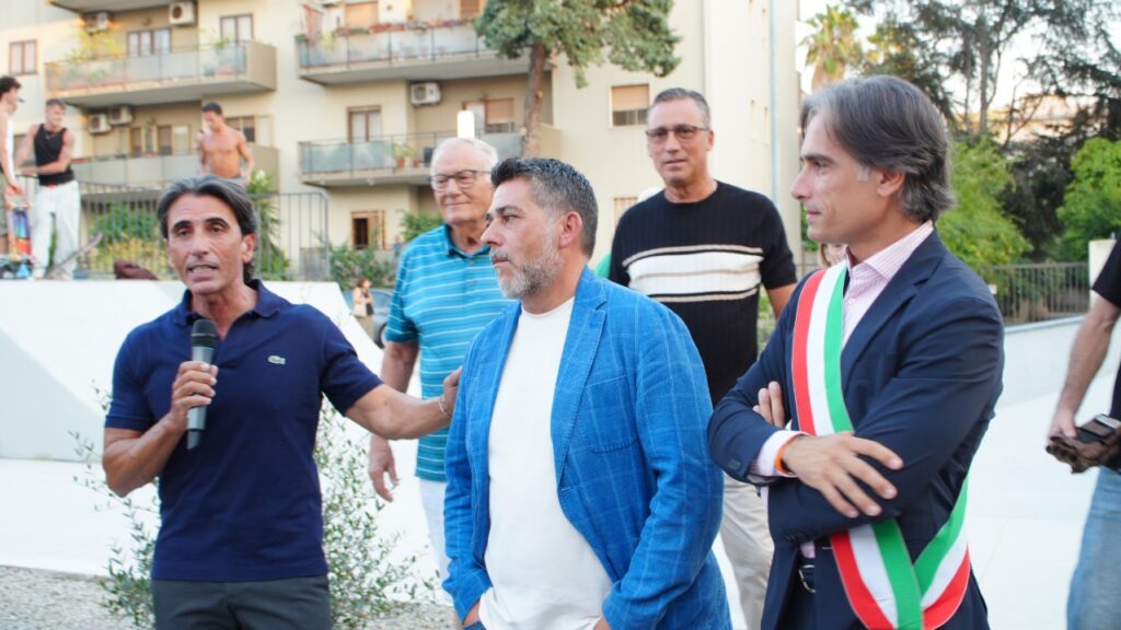 Inaugurazione piazza Milano Reggio Calabria