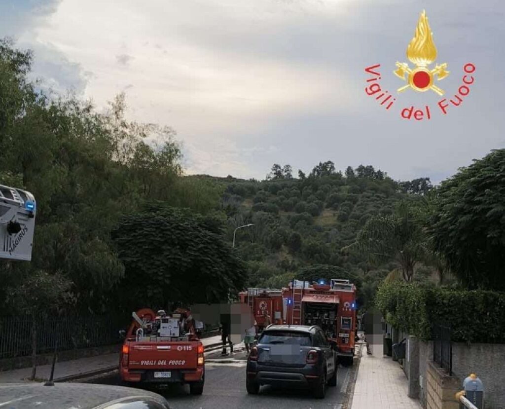 Incendio Catanzaro