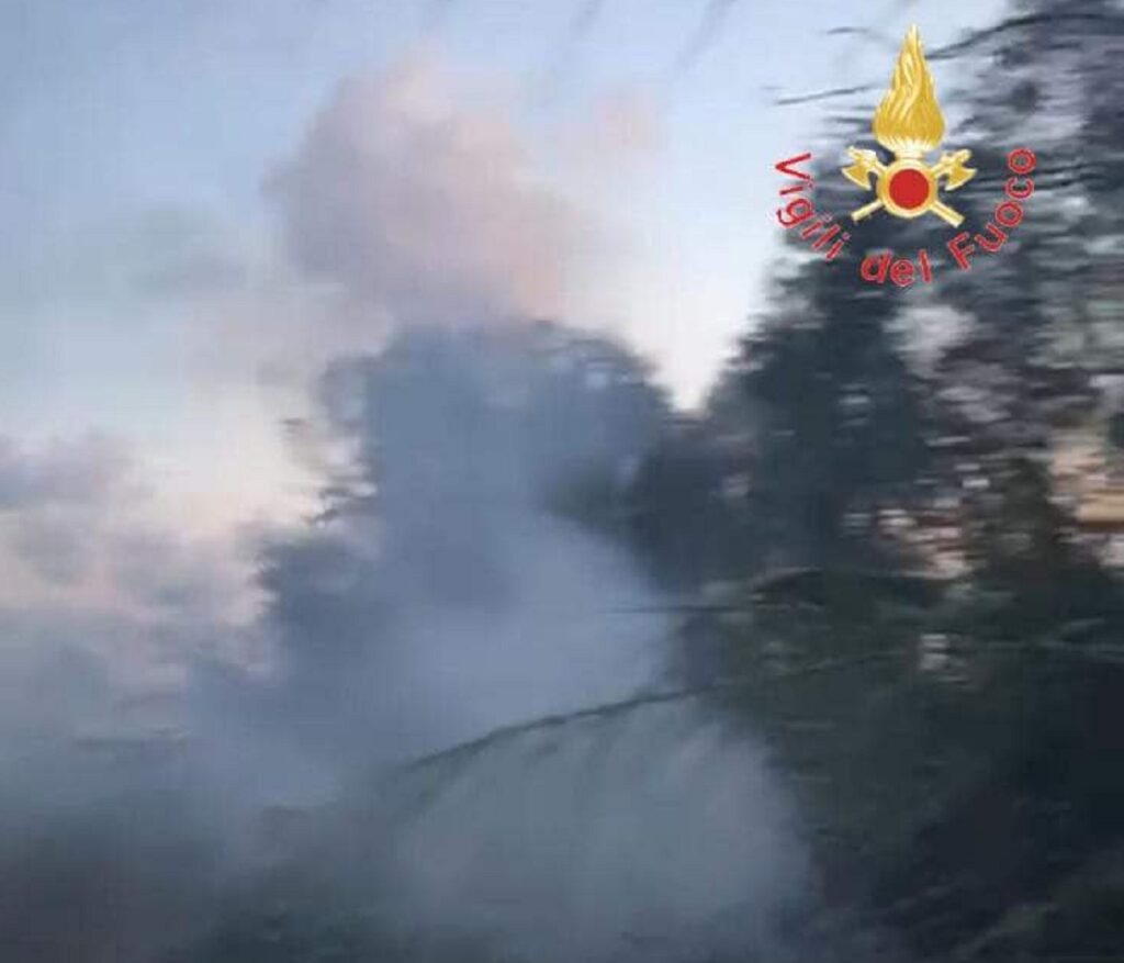 Incendio Lamezia Terme