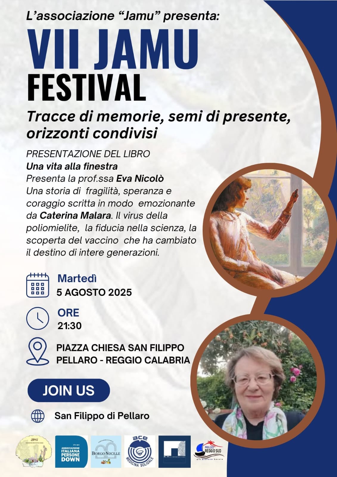 Locandina presentazione Una vita alla finestra