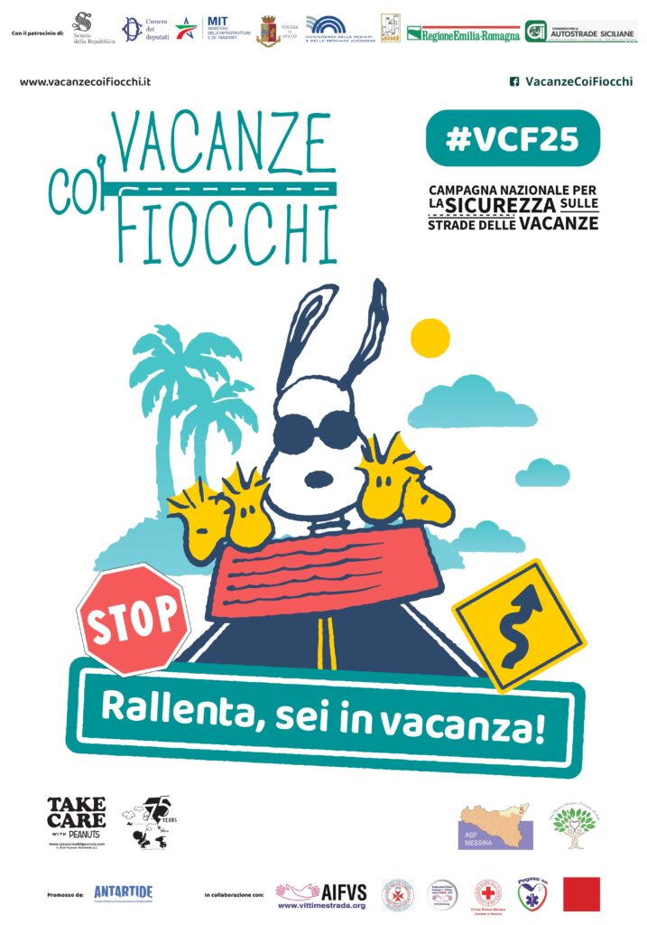 Manifesto Messina Rallenta sei in vacanza