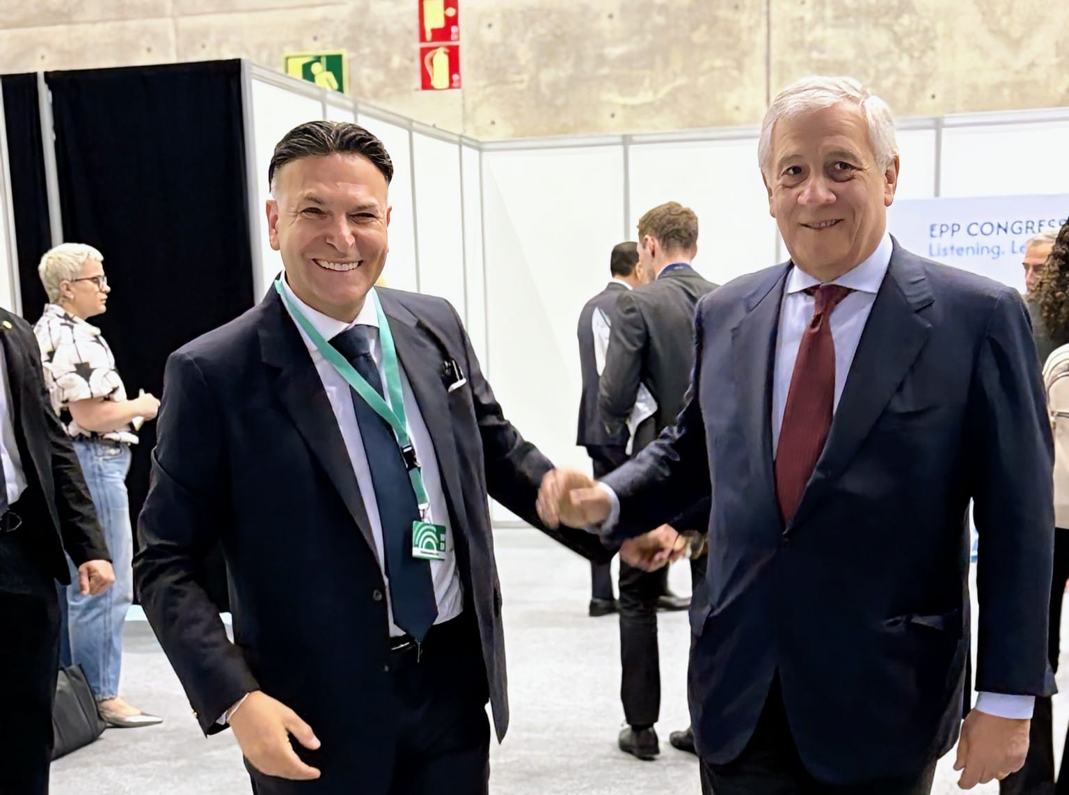 Massimo Romagnoli e Antonio Tajani