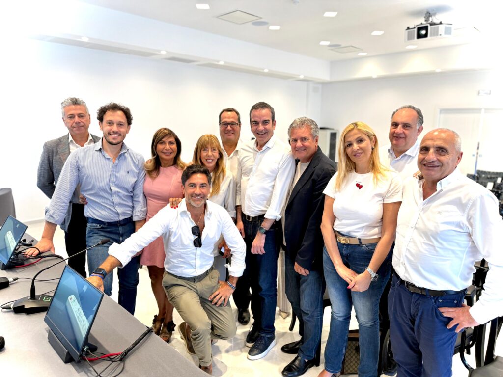 Occhiuto con il gruppo della Lega