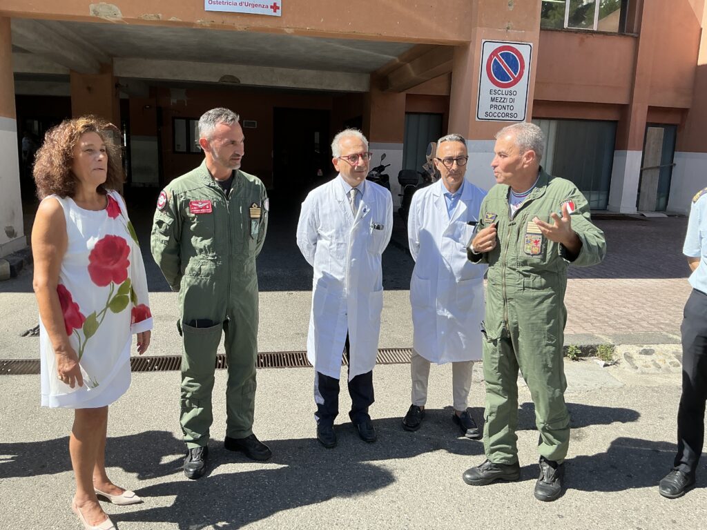 Piloti Frecce Tricolori Policlinico Messina