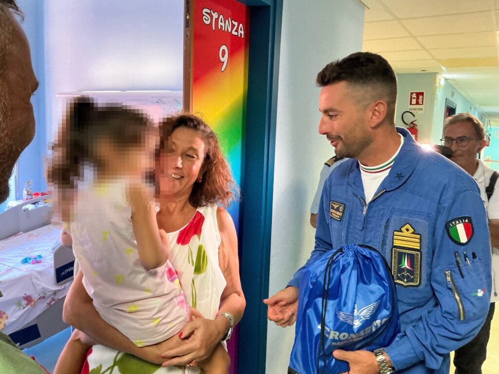 Piloti Frecce Tricolori Policlinico Messina