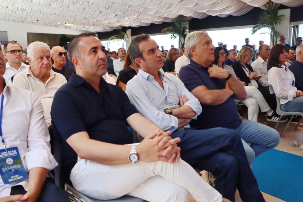 Stati Generali del sud di Forza Italia Cannizzaro Occhiuto e Tajani