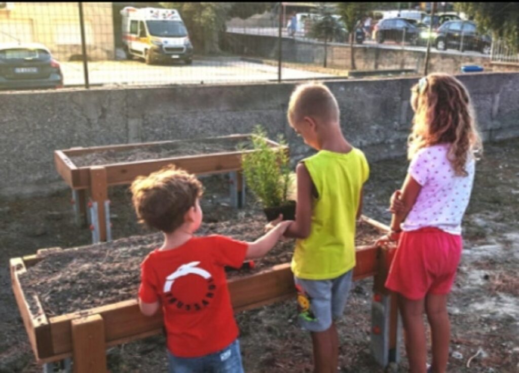 area dedicata ai bambini disabili Bianco