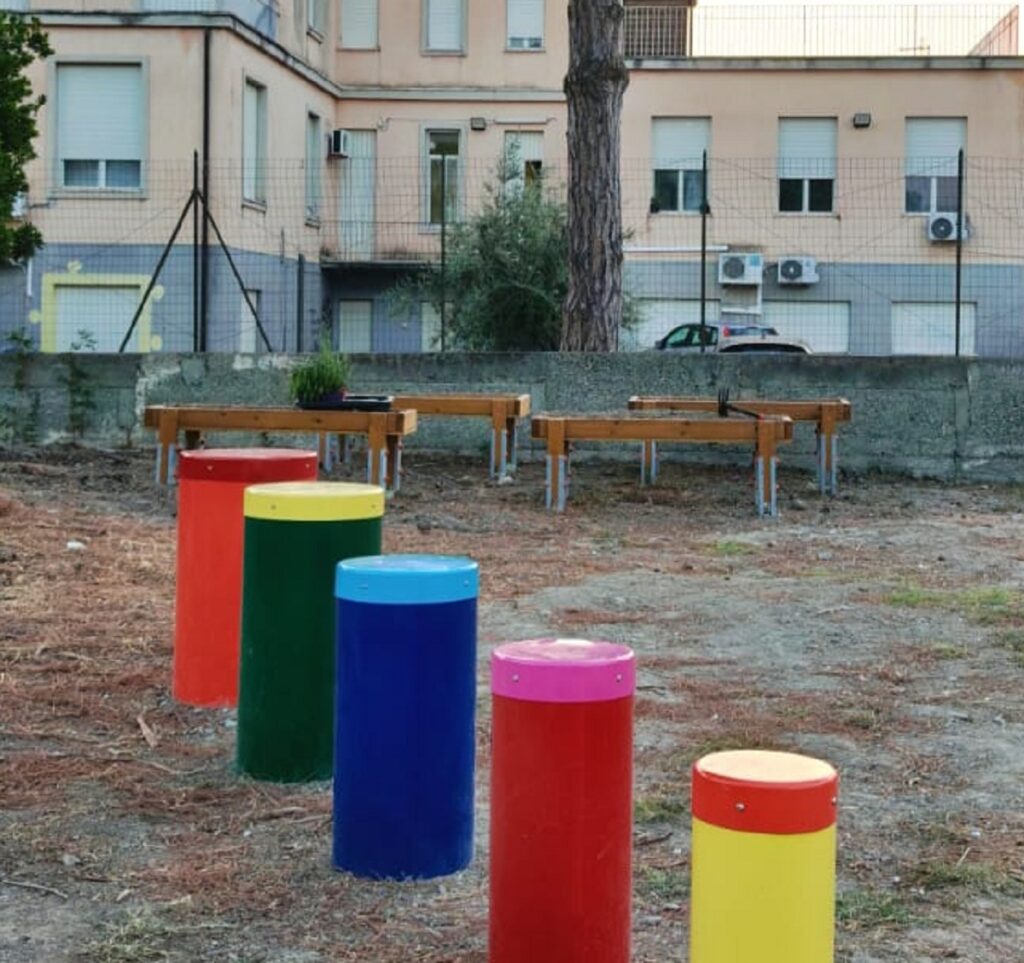 area dedicata ai bambini disabili Bianco