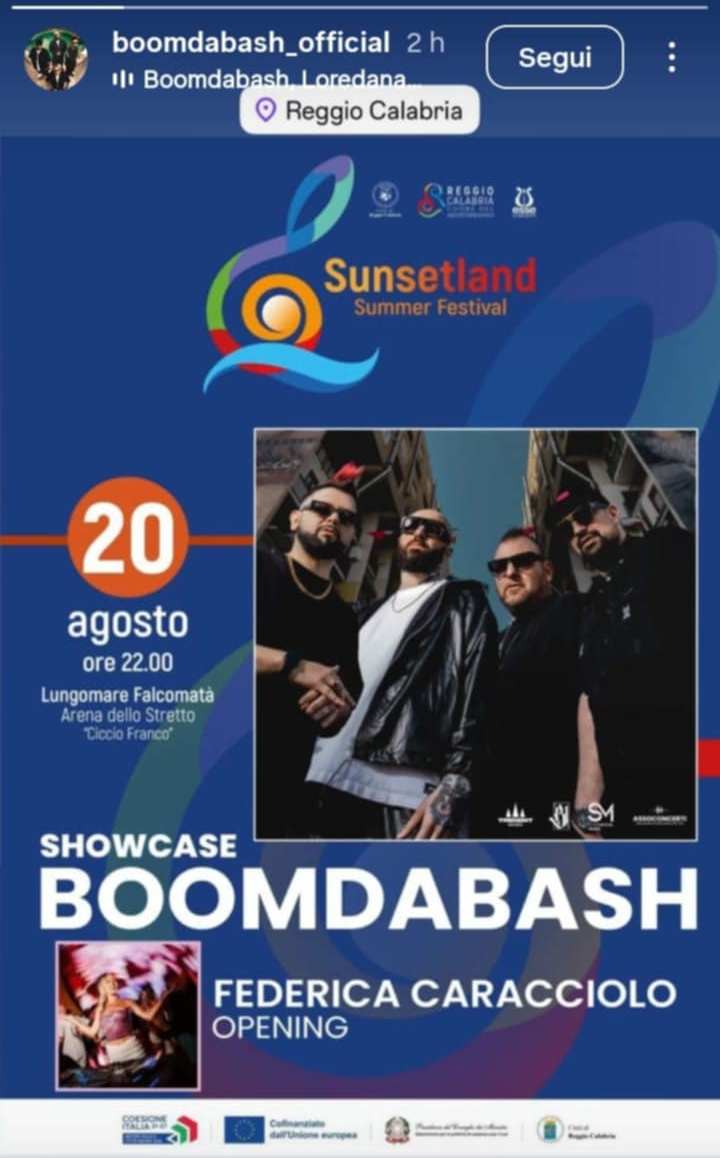 bombadash reggio calabria locandina