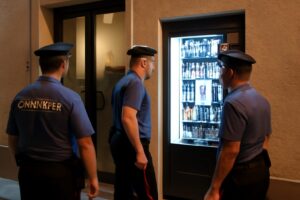 controlli carabinieri distributori automatici