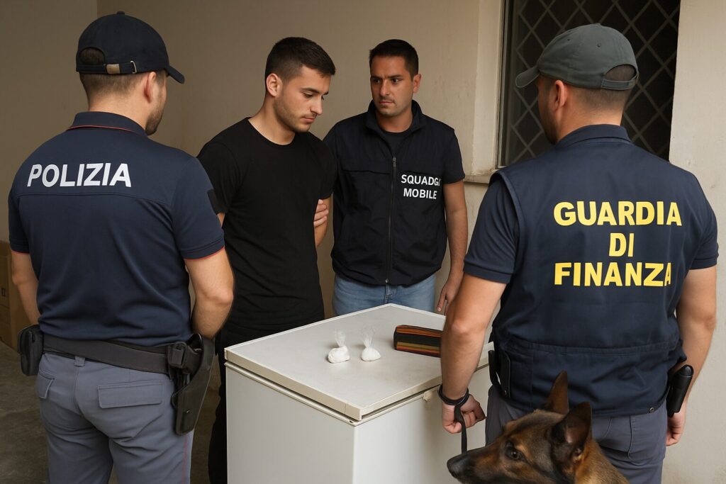 droga arresto polizia
