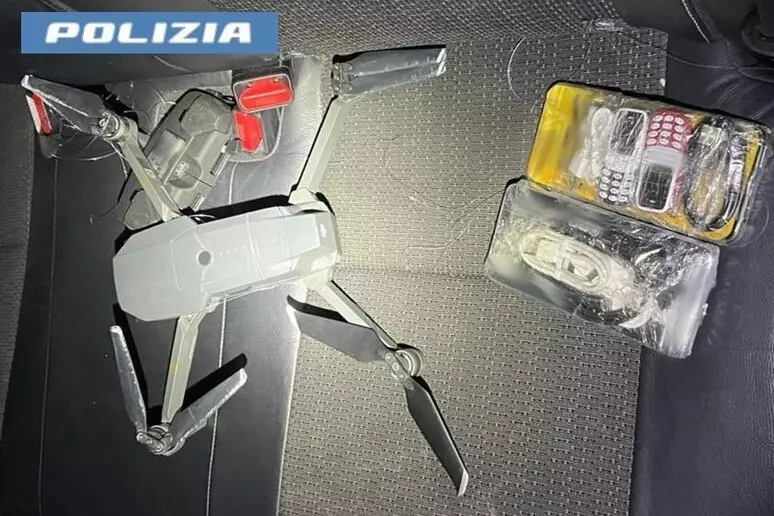 drone cellulari carcere polizia catania