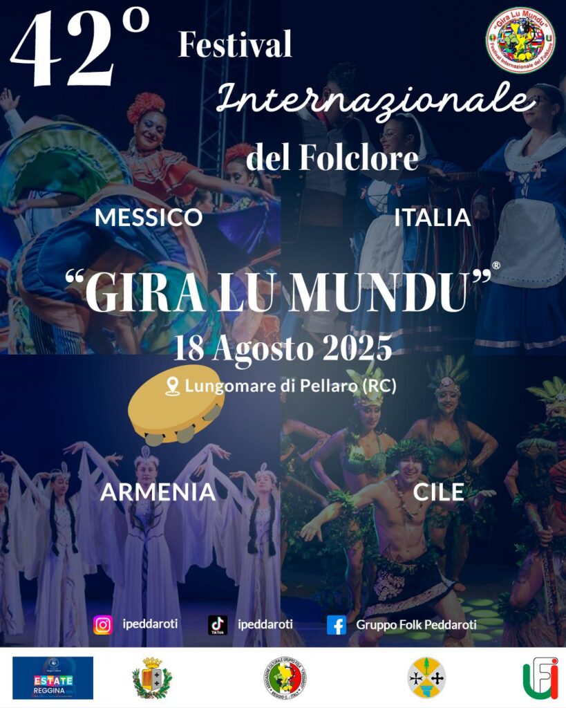 festival folclore gira lu mundu a pellaro 2025 locandina
