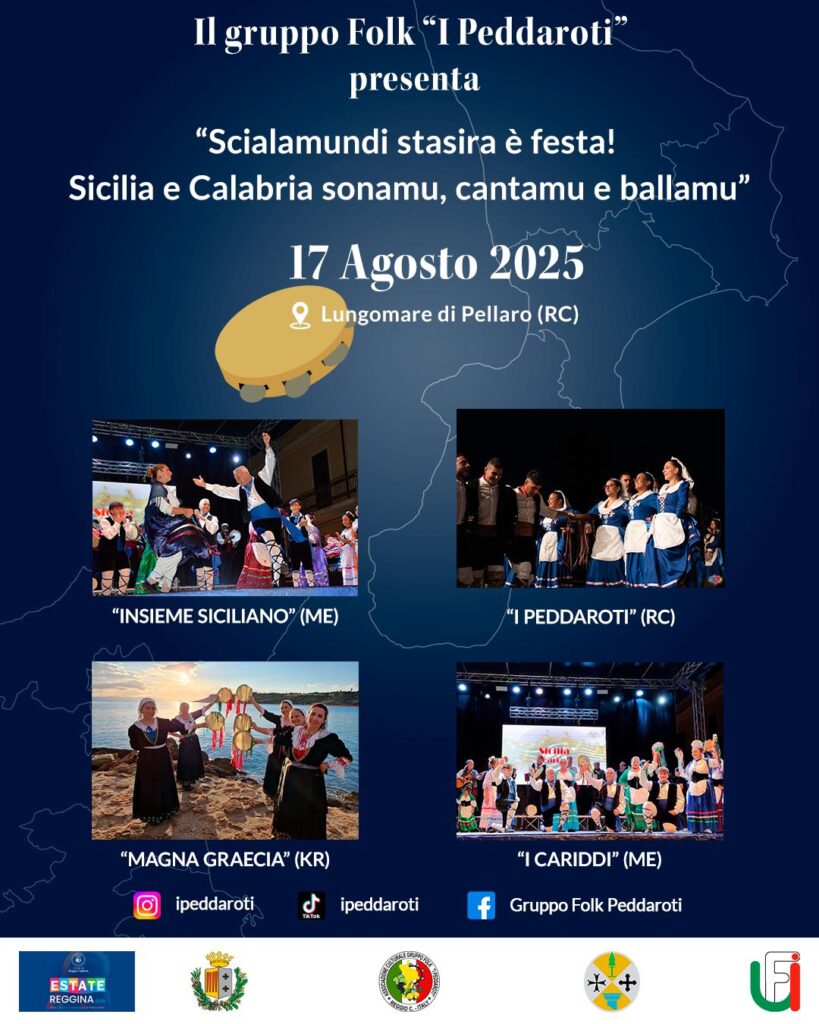 festival folclore gira lu mundu a pellaro 2025 locandina