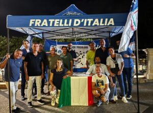 gazebo coordinamento fratelli d'italia