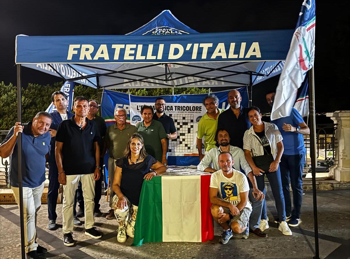 gazebo coordinamento fratelli d’italia
