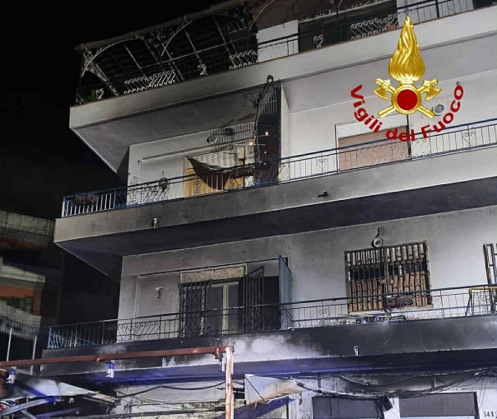 incendio Messina