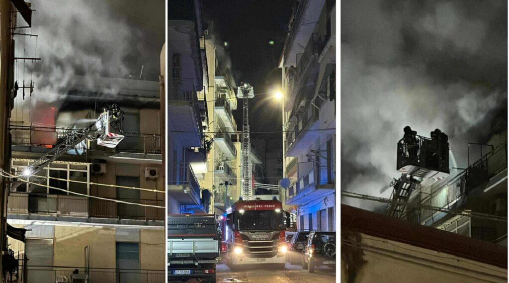 incendio reggio calabria