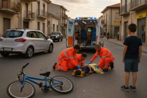 incidente bimbo ambulanza