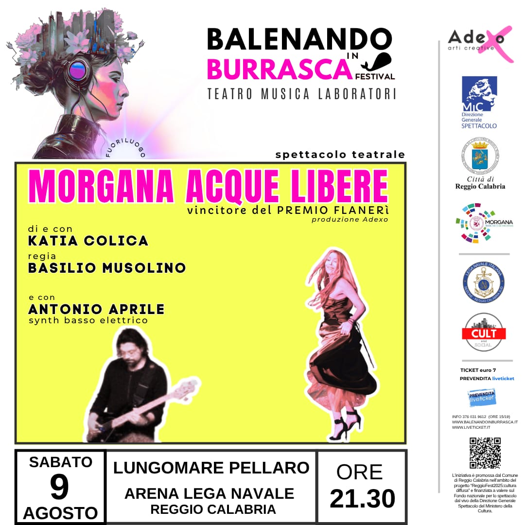 locandina 9 agosto Morgana Acque Libere