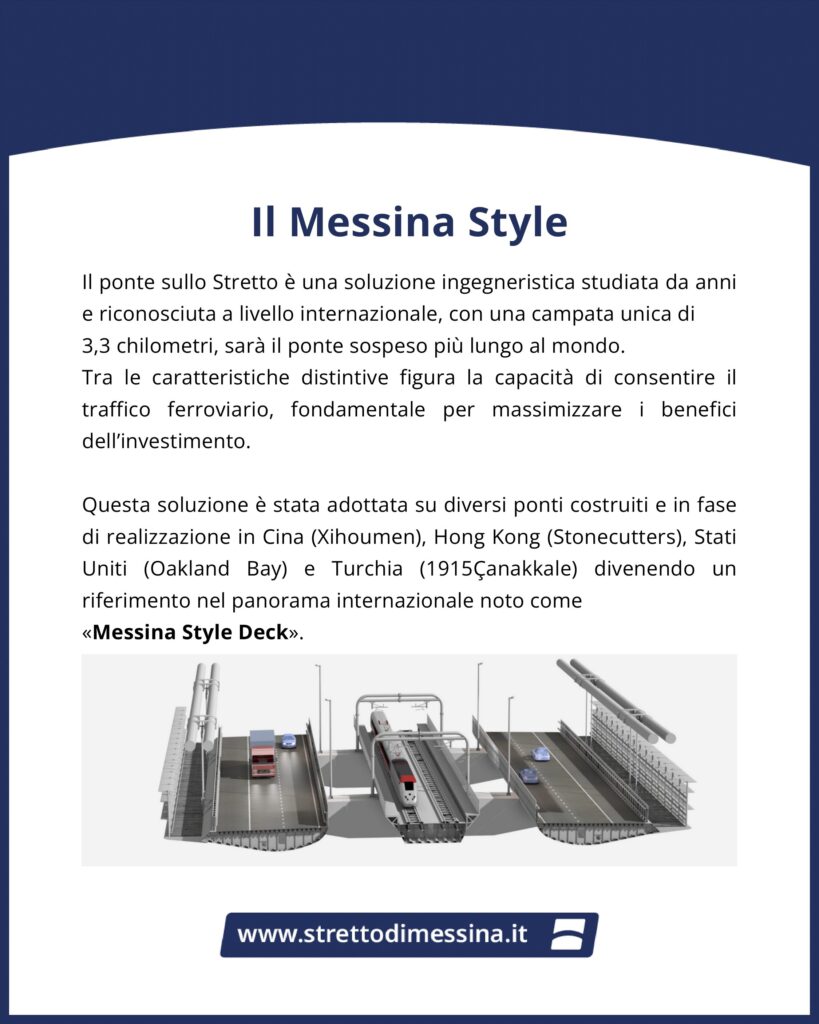 ponte sullo stretto progetto