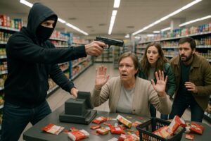 rapina supermercato