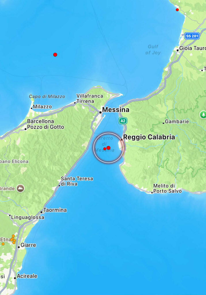 terremoto stretto