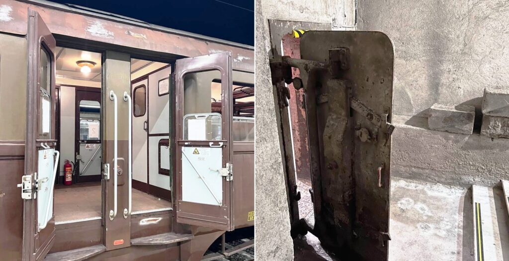 treno degli dei bunker stazione centrale reggio calabria