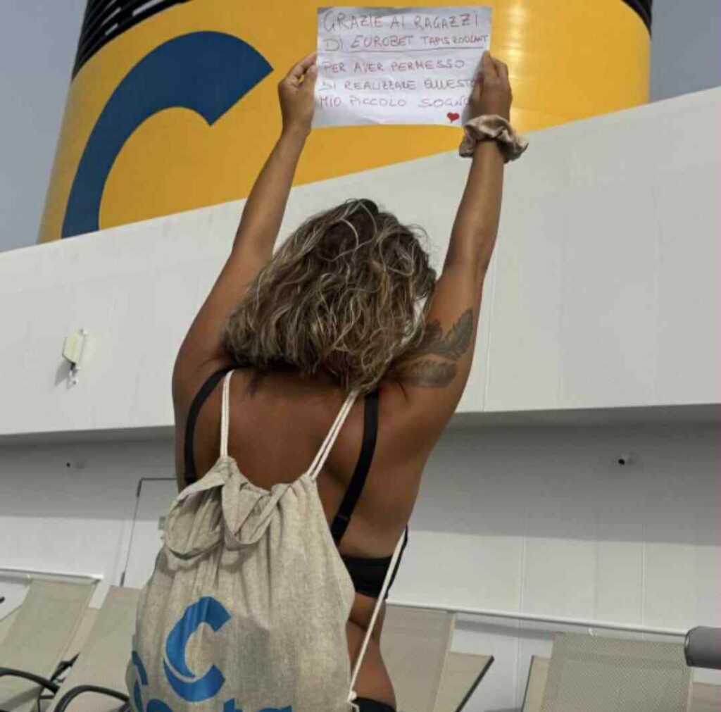 vincita schedina viaggio costa crociera