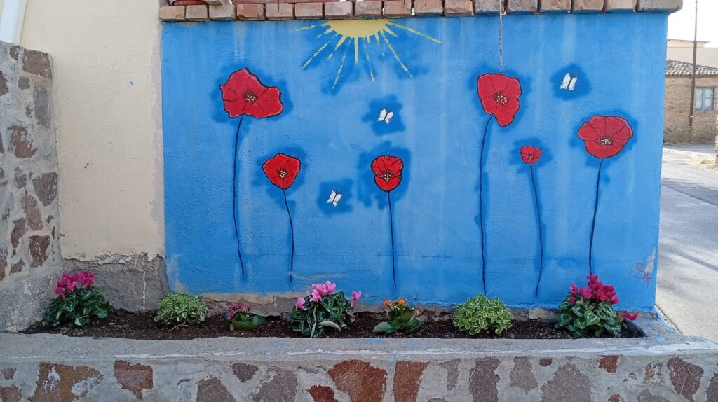 Allestimenti iniziativa arte e fiori croce valanidi bovetto