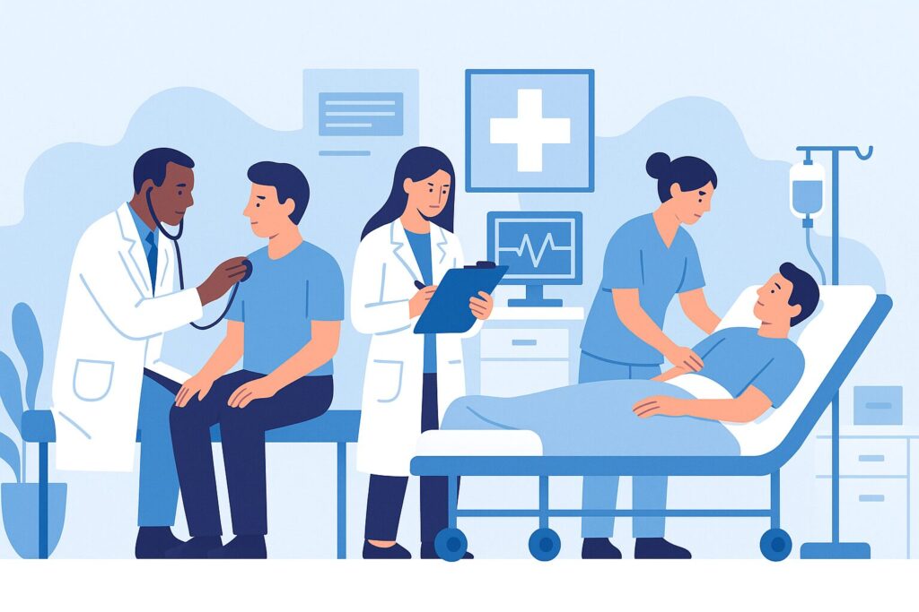 Assistenza medica in ospedale