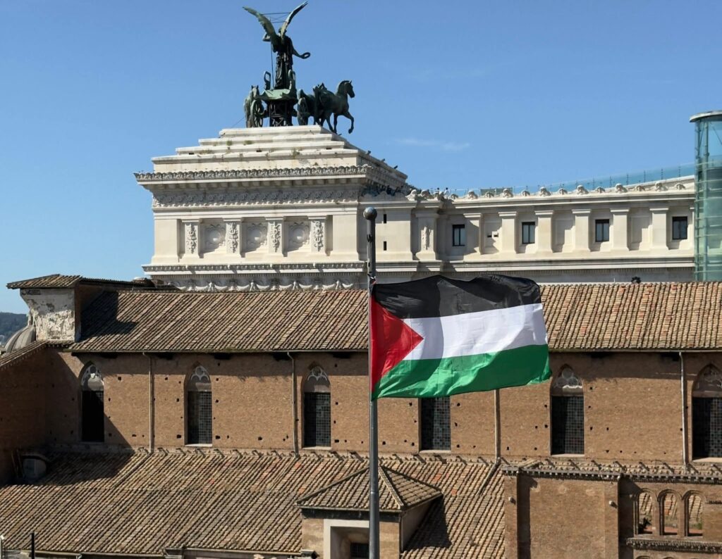 Bandiera Palestina Campidoglio