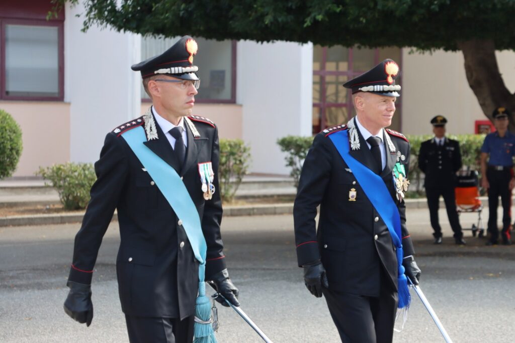 Carabinieri passaggio di consegne